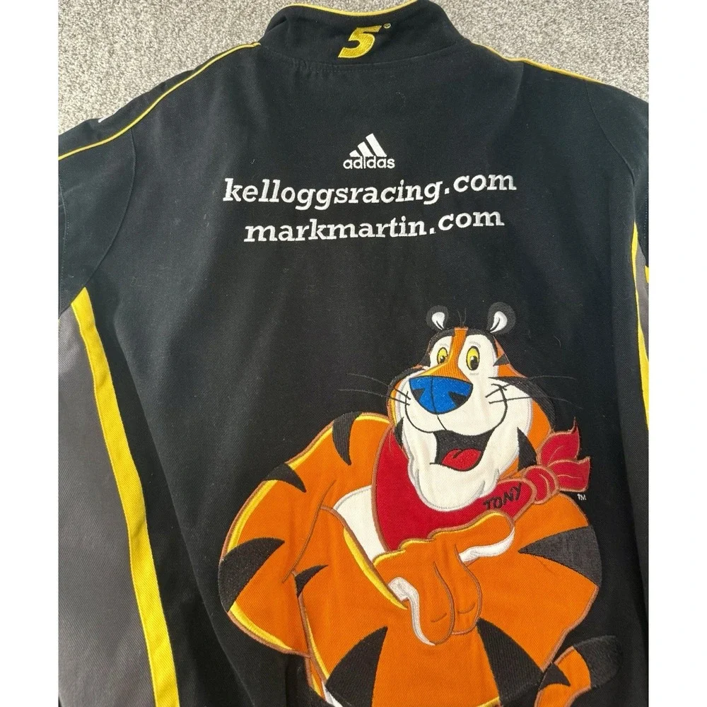 Vintage Kellogg's NASCAR Tony The Tiger Adidas 3XL Jacket Mark Martin NASCAR